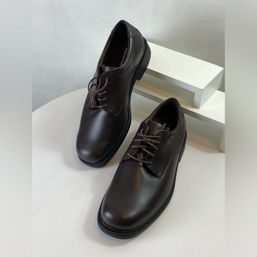 Rockport Leather Dress Shoes Mens 10 NIB